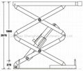 Scissor car lift QDSH-S2718A 3