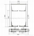 Two posts hydraulic car lift QDSH-L2026 2000KGS 1600mm 5