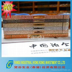 for iphone 4 diamond middle plate gold / silver color