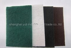 Industry use  green scouring pad for stainless steel