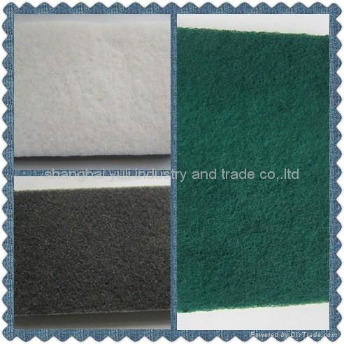 Industry use  green scouring pad for stainless steel 2