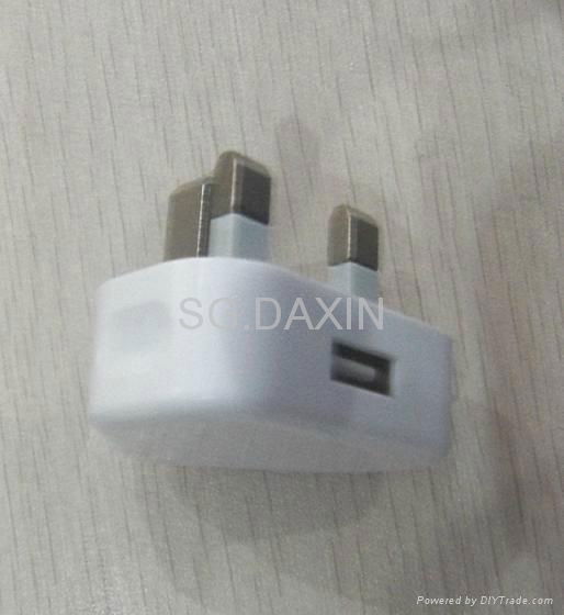 1-5w UK Indoor Iphone USB Adaptor