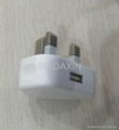 1-5w UK Indoor Iphone USB Adaptor 1