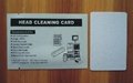 Cleaning card for clearn the card reader