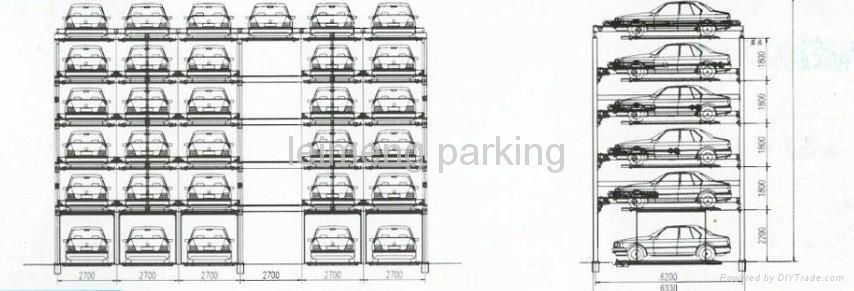 puzzle car park (lift sliding) mechanical parking equipment 2