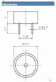 External drive piezo buzzer 3