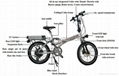 20'' folding ebike / motor bike/foldable e-bike  2