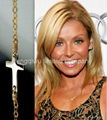 Celebrity jewelry Sideways cross necklace 2