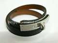 New Arrival horse buckle  wrap Leather bracelets(colors)  1
