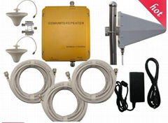 GSM and UMTS 900Mhz 2100Mhz dual band mobile phones signal repeater  booster 