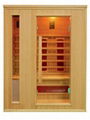 Approved far infrared sauna for three person