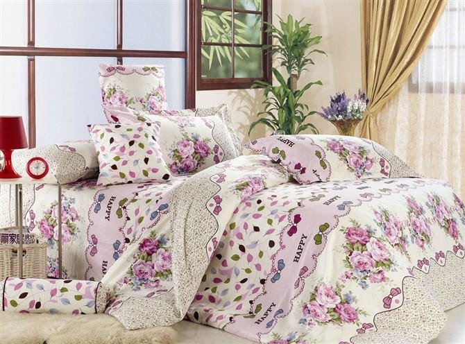 Asia market Home Textile 4pcs printed bedding sets 2