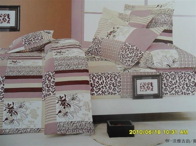 Asia market Home Textile 4pcs printed bedding sets 3