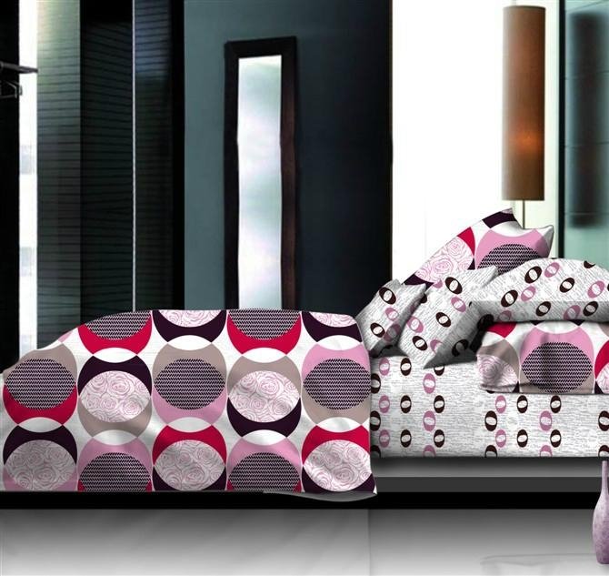 Asia market Home Textile 4pcs printed bedding sets 5