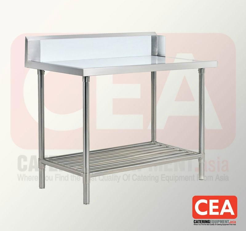 Stainless Steel Work Table for Dishwasher