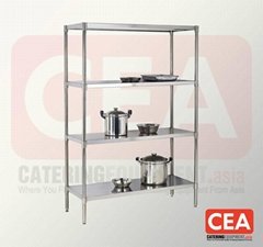 Stainless Steel Solid Rack Shelving