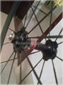 700C 50mm Clincher Carbon Wheels Novatec Hubs Free Skewers 2