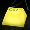 Mini Usb Fancy And Simple White And Yellow Button Led Light 1