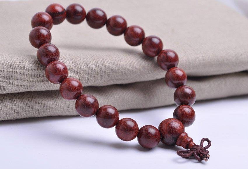 lobular rosewood prayer beads/rosary 1.6cm*13/ 3