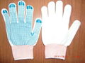 13g Gloves, PVC Dots Coated  3