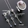 925 sterling silver jewelry set with rhodium plating 3