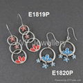 Fashion 925 Sterling Silver Earrings with Rhodium Plating 4