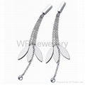 Fashion 925 Sterling Silver Earrings with Rhodium Plating 5