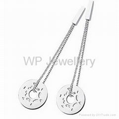 Fashion 925 Sterling Silver Earrings with Rhodium Plating