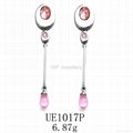 Fashion 925 Sterling Silver Earrings with Rhodium Plating 4