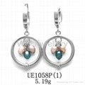 Fashion 925 Sterling Silver Earrings with Rhodium Plating 3