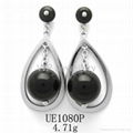Fashion 925 Sterling Silver Earrings with Rhodium Plating 4