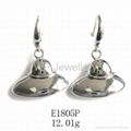 Fashion 925 Sterling Silver Earrings with Rhodium Plating 4