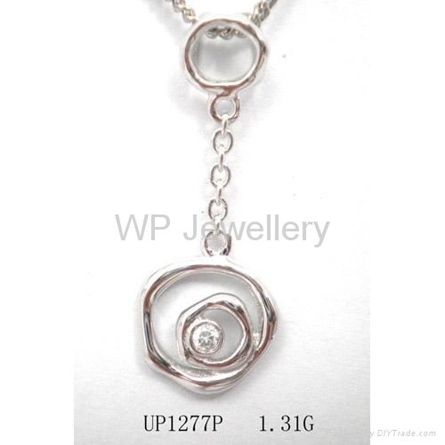 925 sterling silver pendant with rhodium plating 4