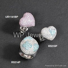 925 Sterling Silver Rings with Rhodium Plating