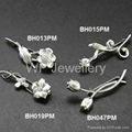 925 sterling silver brooches with