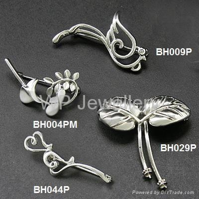 925 sterling silver brooches with rhodium plating 2