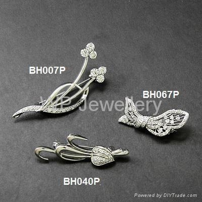 925 sterling silver brooches with rhodium plating 3