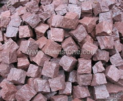  Red Porphyry cubes