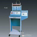 Fuel Injector Tester and Cleaner Ultrasonic cleaning SIEMENS pump 6 jars LED dis