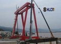 Truss type goliath shipyard gantry crane