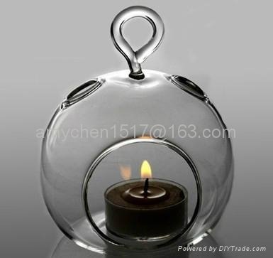 Glass candle jar  2