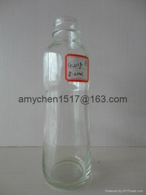 Beverage glass bottle 