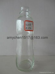 Beverage glass bottle 