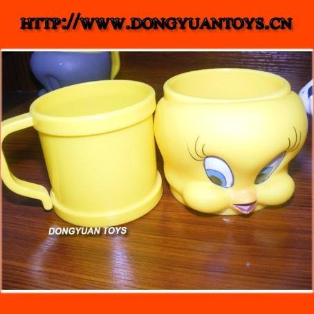 Plastic Cartoon Cup Mug