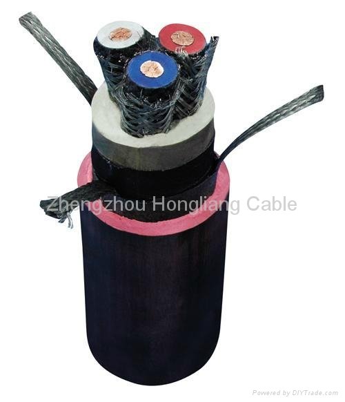 Flexible Copper conductor Rubber sheathed Rubber Cable