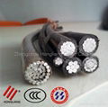 0.6/1kv Al Conductor XLPE Insulated Aerial Bundled Cable 3