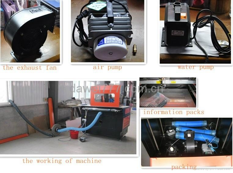 CO2 laser engraving machine for nonmetal materilas  5