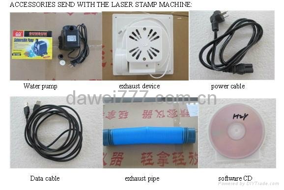 CO2 laser rubber stamp engraving machine  3