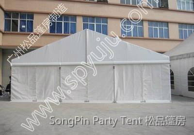 small party tent 10x21m with folding tables and chairs 5