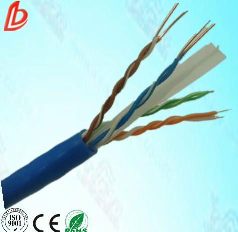 pure copper twisted 4pairs 24awg utp cat6 lan cable 2